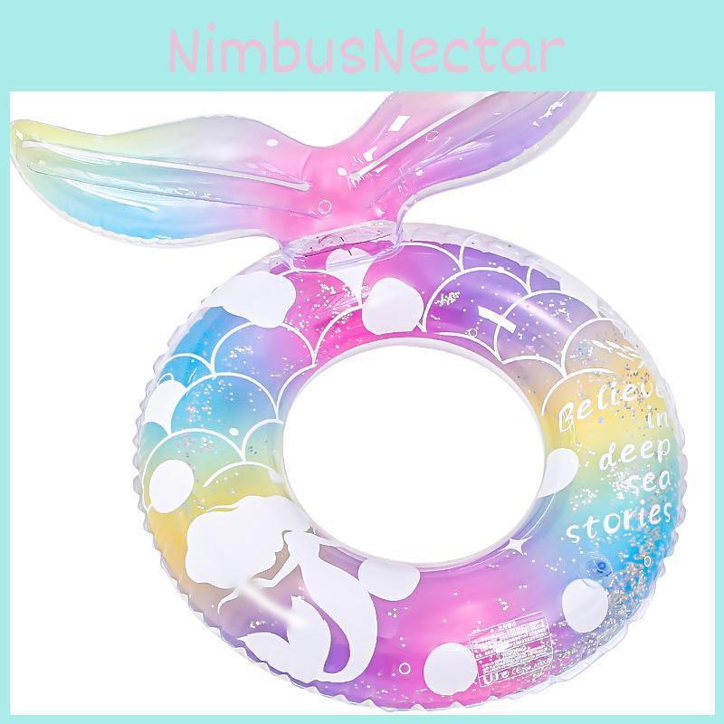 2024 New Cartoon Mermaid Swim Ring Adult Inflatable Pvc Armpit Swim Ring Wholesale
