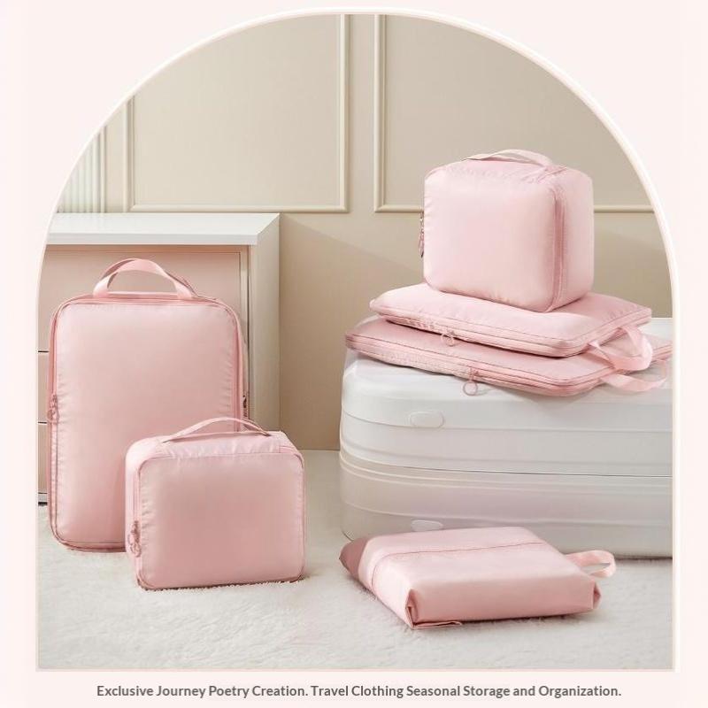 Compressible Travel Packing Cubes 40% Space Saving Water Resistant Organizers Perfect Gift for Frequent Travelers Luggage Packing