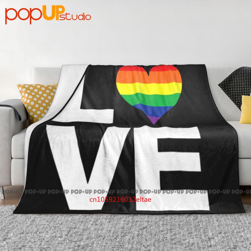 Love Heart Lgbt Ultra-Soft Blanket Quilt Winter Sofa Cover Bed Covers