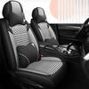 Breathable Linen Car Seat Cushion - Universal Fit for Sedans, Full Wrap Summer Seat Cover