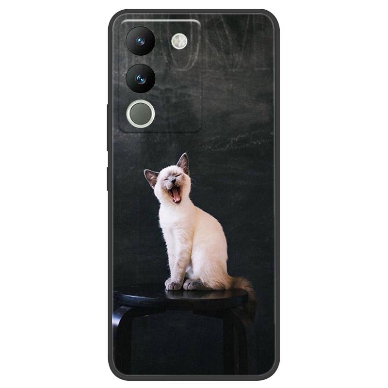 For VIVO V29E Case V2317 Camer Protective Shell For VIVO Y200 5G Phone Case Soft Silicone TPU Back Cover V2307 Shockproof Fundas