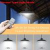 Solar Pendant Lamp Outdoor Waterproof Chandelier Light Hanging Shed LED Decorations with Remote Control for Indoor Shed Barn Roo