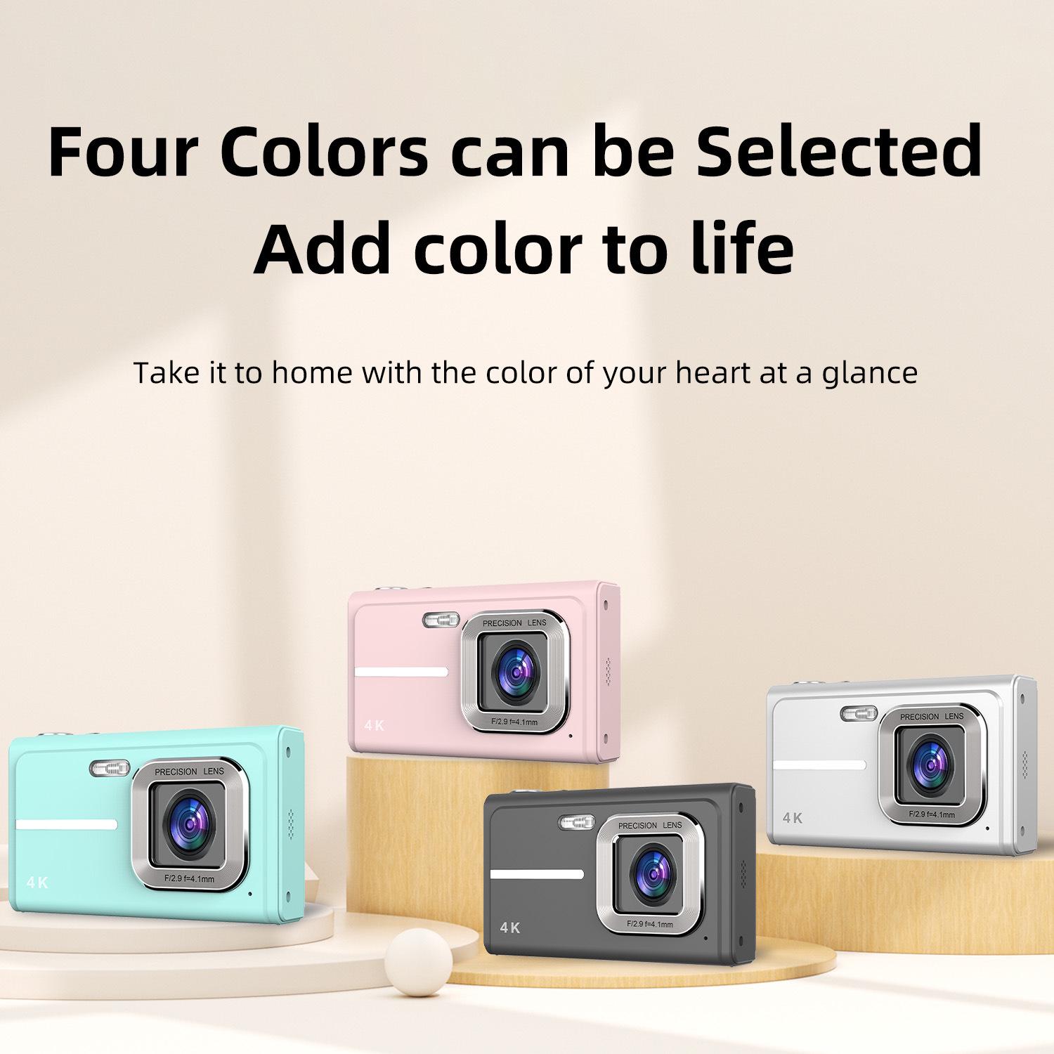 

Mini Digital Selfie Camera for Students & Children s Parties розовый