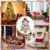 Christmas Calendar Advent Christmas Tree 24-Days Home Decor Reusable Cotton Cloth Wall Calendar For Living Room Hallway Bedroom