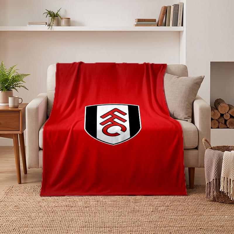 Fulham Fc (41) Soft Warm Flannel Blankets Comfortable Blanket for Home Decoration Gifting