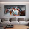 Wall Oil Painting Posters Running Horse Canvas Painting Wall Art Picture Wild Animals Canvas Pictures for Living Room Frame