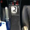 Car Gear Shift Water Cup Cover Trim Carbon Fiber  Sticker for Acura TSX 2004 2005 2006 2007 2008 Accessories