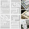 Water Soluble Flower Embroidery Patternser Embroidery Sewing Fabric  For Hand Sewing Lover Beginner