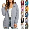 Damen Freizeit-Regenjacke Outdoor - Kapuzenjacke Farbe zum Wandern Reisen