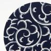 Endo Shoji TKG Paper Coasters, Navy Blue with Arabesque Pattern (100 Pieces), Round, 90mm Diameter, 1mm Thick, a Must-Have for Evening Drinks, Commerc