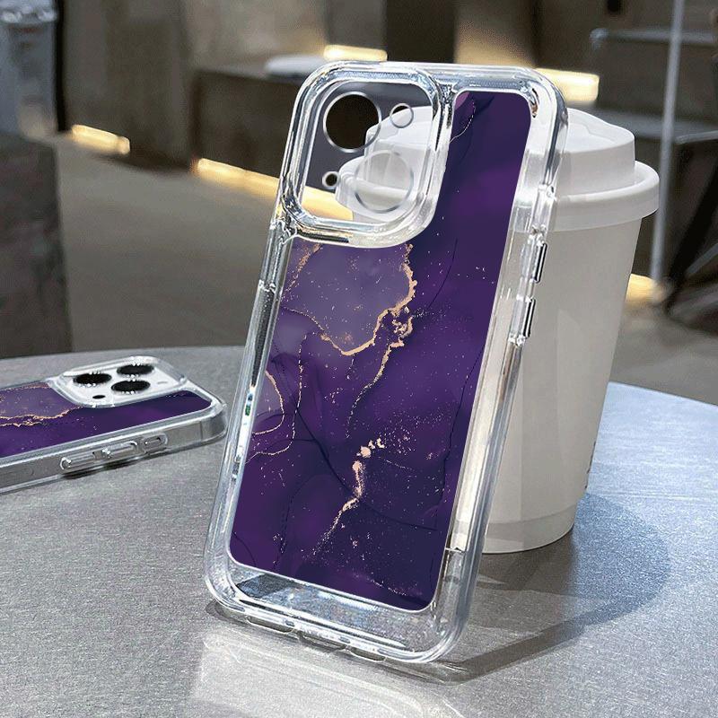 Глянцевый мраморный чехол для телефона с пульсацией для iPhone 15 Pro Max 14 13 Pro 12 — фото 12