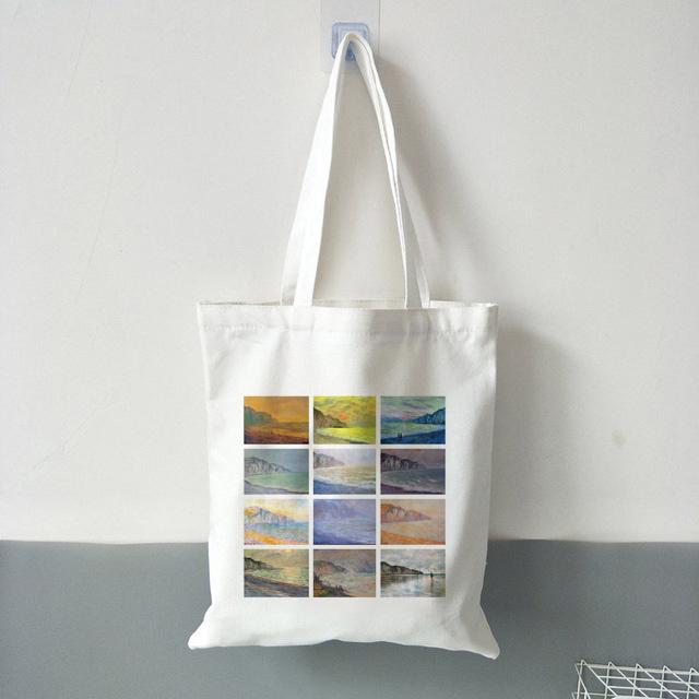 

Женская холщовая сумка с японскими мотивами