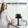 SucceBuy Water Distiller 4L Pure Water Purifier Filter 750W Distilled Water Maker Stainless Steel Interior For Home