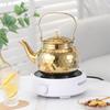Luxury Gold Stainless Steel Water Kettle for Electric Ceramic Cooktop Coffee Tea Pot with Infuser Chinese Restaurant Tea Kettle