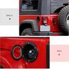 Fuel Filler Door Transparent Gas Tank Cap Cover Accessories For Wrangler JK Unlimited 2/ 4Door Sport Rubicon Sahara 2007-2017