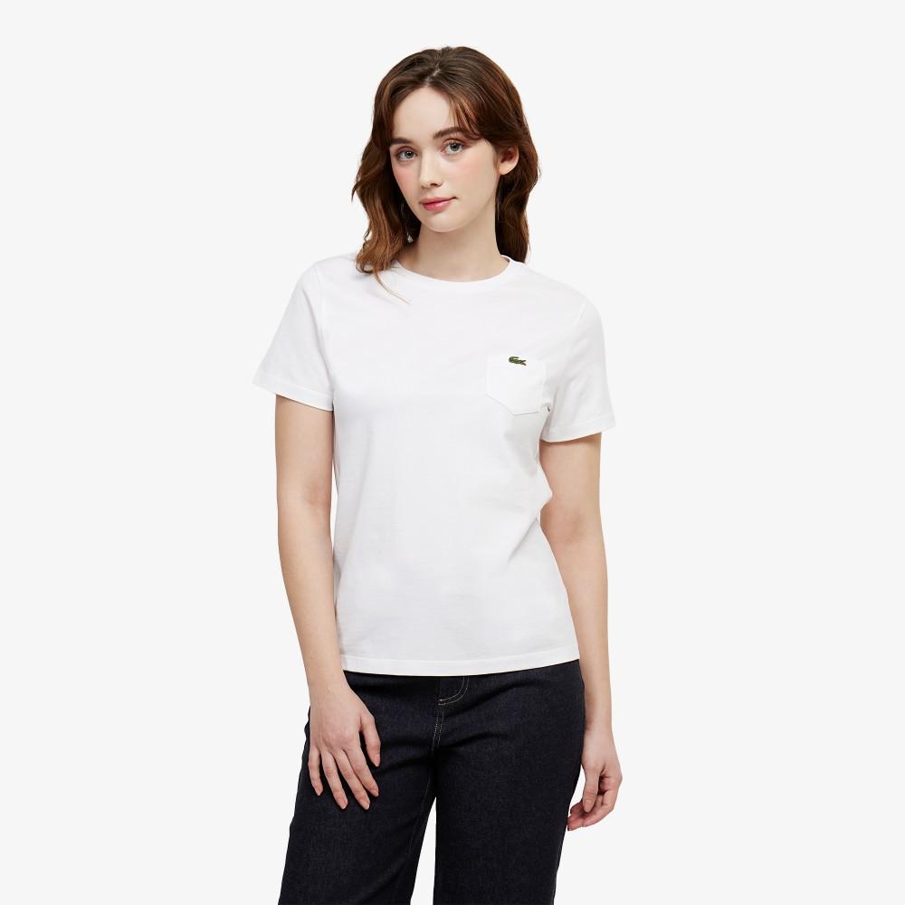 Lacoste Women's Basic Pocket Short-Sleeve T-Shirt TF556E-56G001