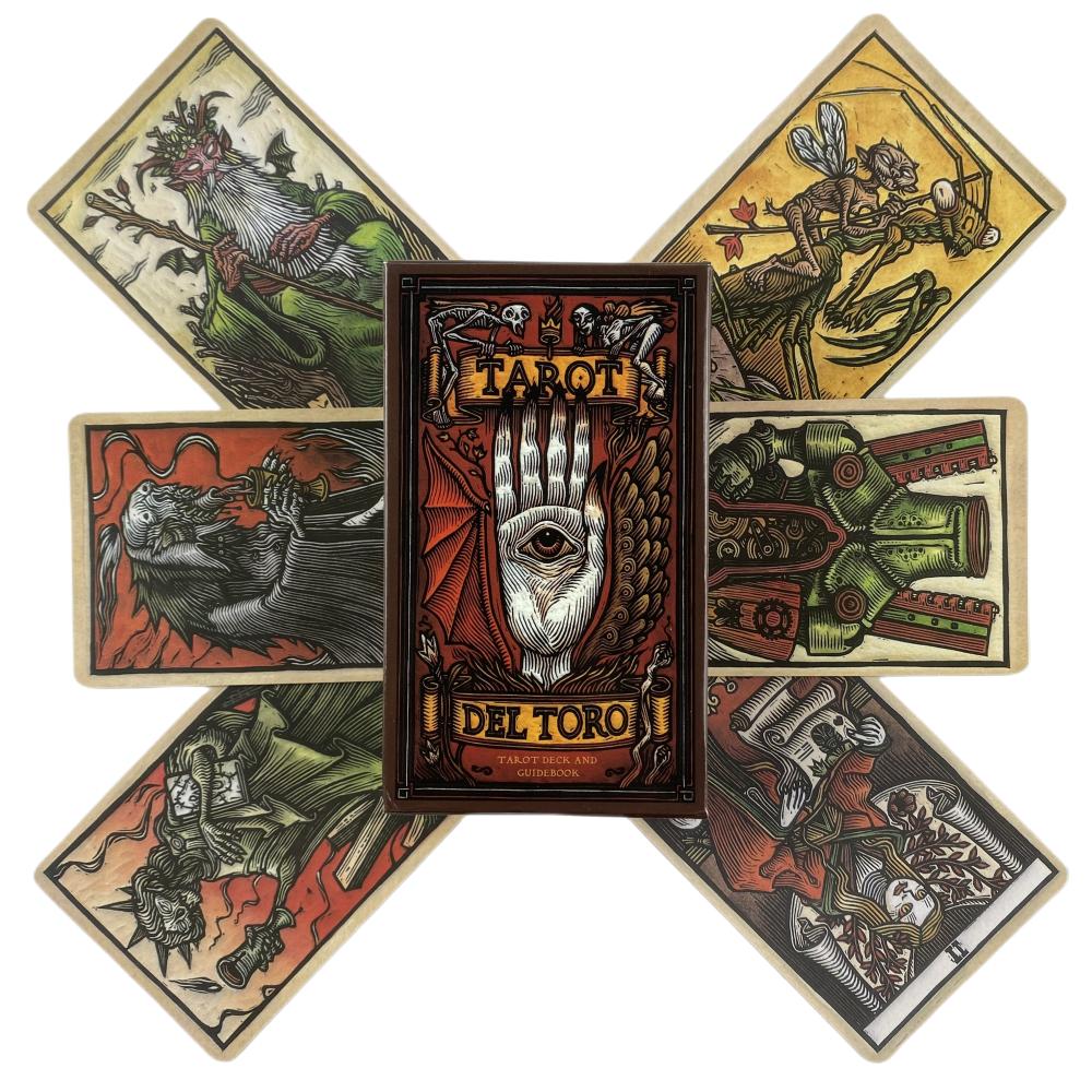 Del Toro Tarot Deck Cards Family Holiday Party Playing Oracle Visions Board Games Props