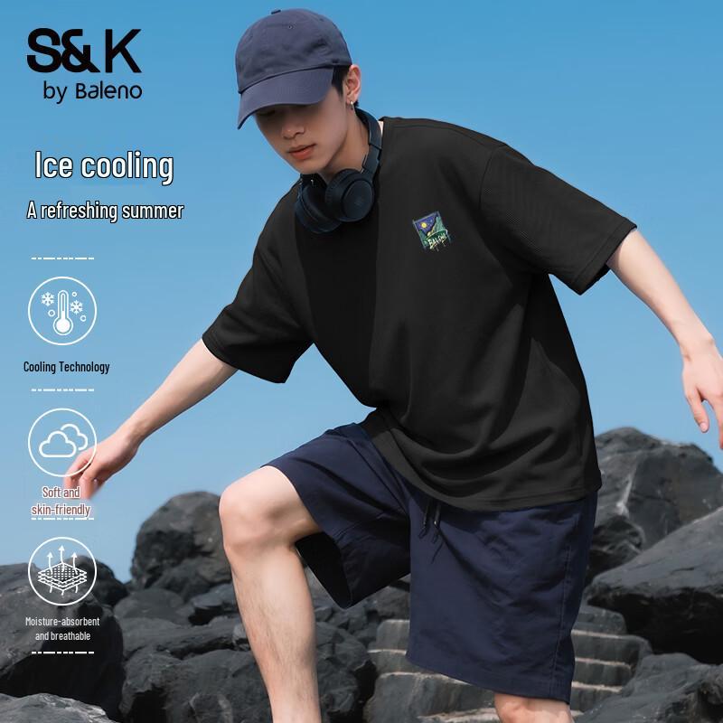 Baleno Men s 2026 Quick-Dry Cool-Touch Pique T-Shirt M