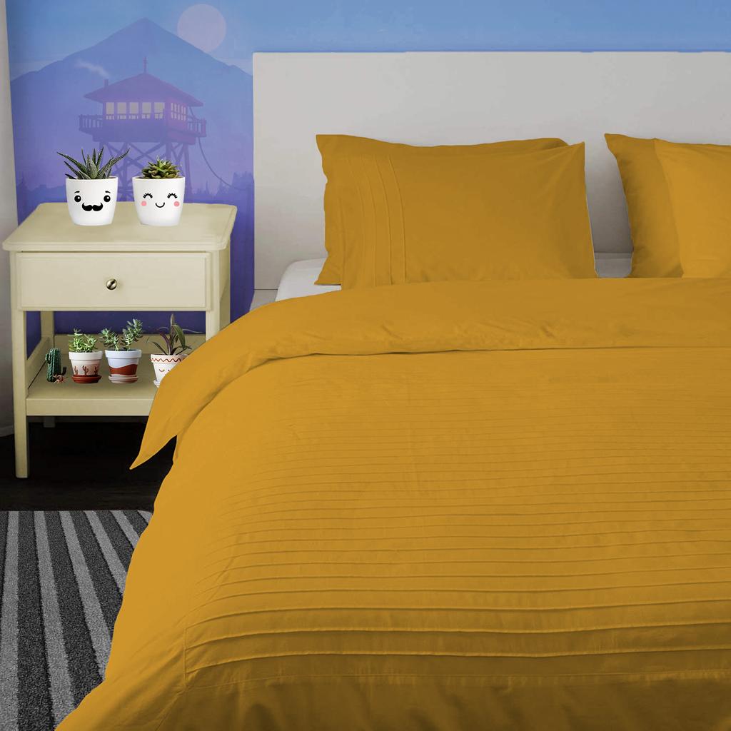 Moroccan Streak 3PC Duvet Cover Set in 100% Egyptian Cotton, 600TC - Multi Sizes & Colors
