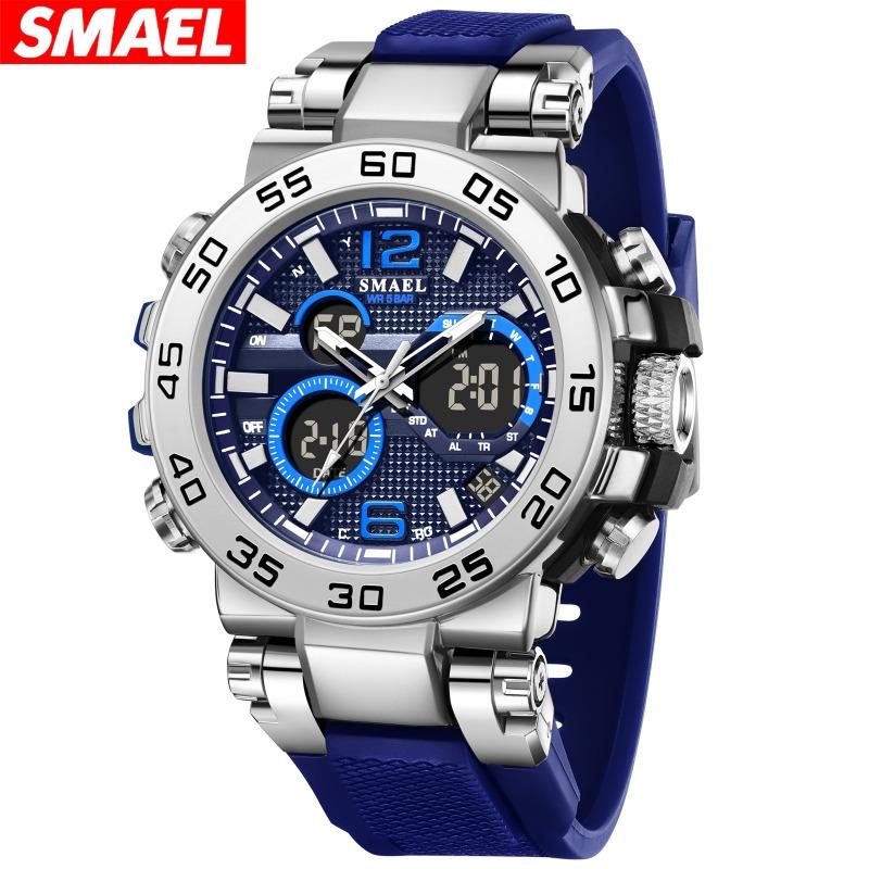 Top Brand New Exquisite Fashion Men's Quartz Electronic Watch HD Luminous with Chronograph Stopwatch