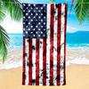 Asciugamano Art Vintage Bandiera USA Asciugamano Morbido Piscina Regalo per Viaggio Palestra Doccia Campeggio Asciugatura Rapida Sportivo Grandi Asciugamani da Spiaggia