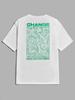 Change Never Look Back Street Graphic Mens Cotton O-Neck T-Shirt Summer Loose Oversize Clothing Breathable Brand T-Shirts