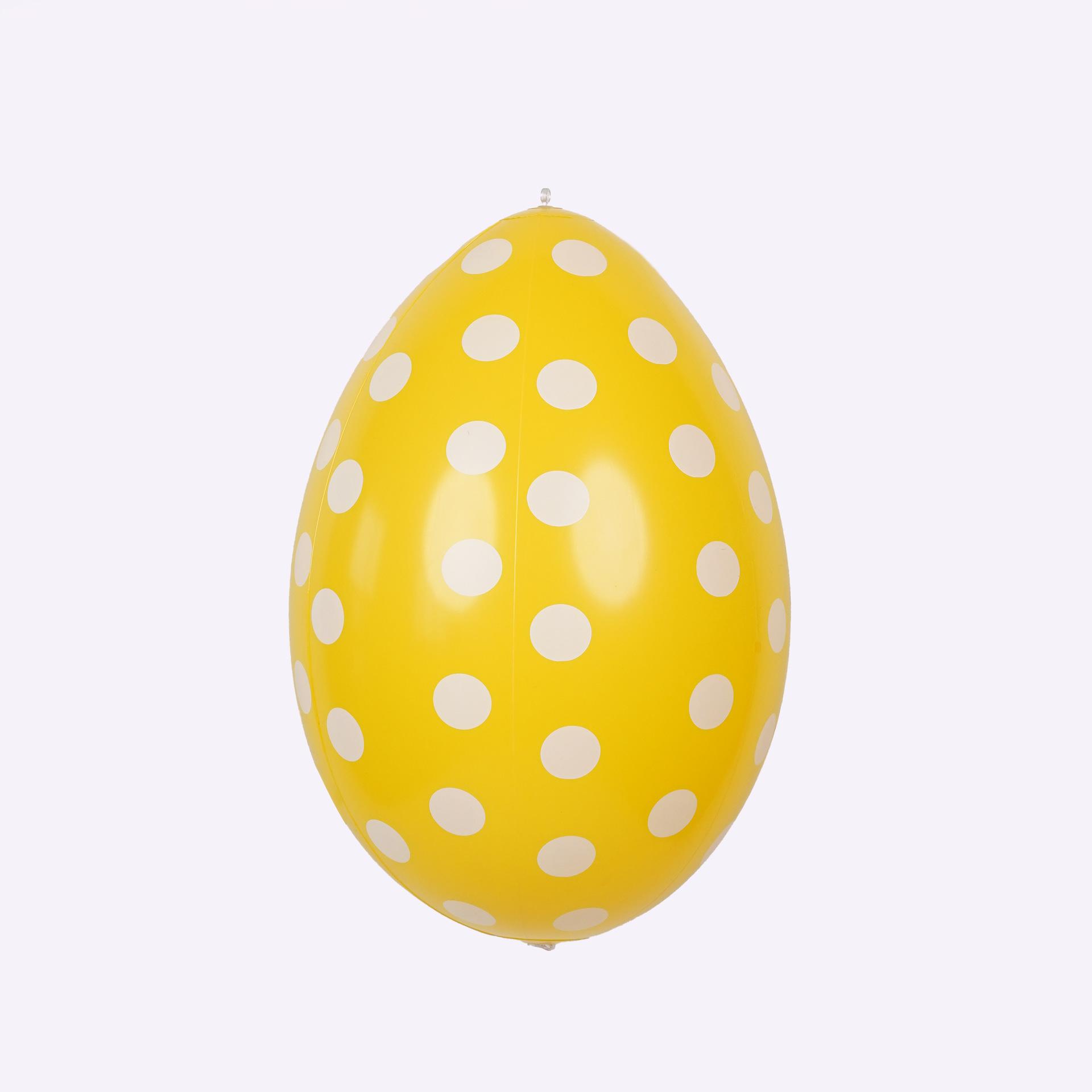 

PVC Inflatable Polka Dot Easter Egg Ball - Outdoor Children s Creative Decoration Props (New Style) 40*24