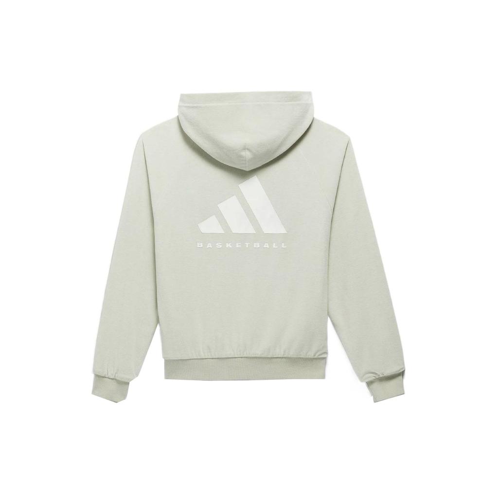 Adidas Originals Trefoil Chapter 02 Basketball Hoody Vintage Sport Long Sleeve Hoodie Unisex Hoodie Halo-Green IA3455