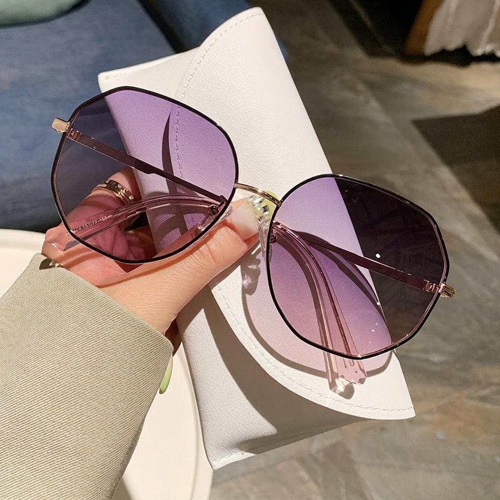Blue Light Blocking Glasses Anti-Scratch Sunglasses Polarized Eyeglasses Anti-Scratch Metal Frame Sunnies For Driving Eyewear