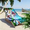 Dragon Ball Print Beach Towel, Large Soft Quick Dry Towel for Beach Camping Swimming