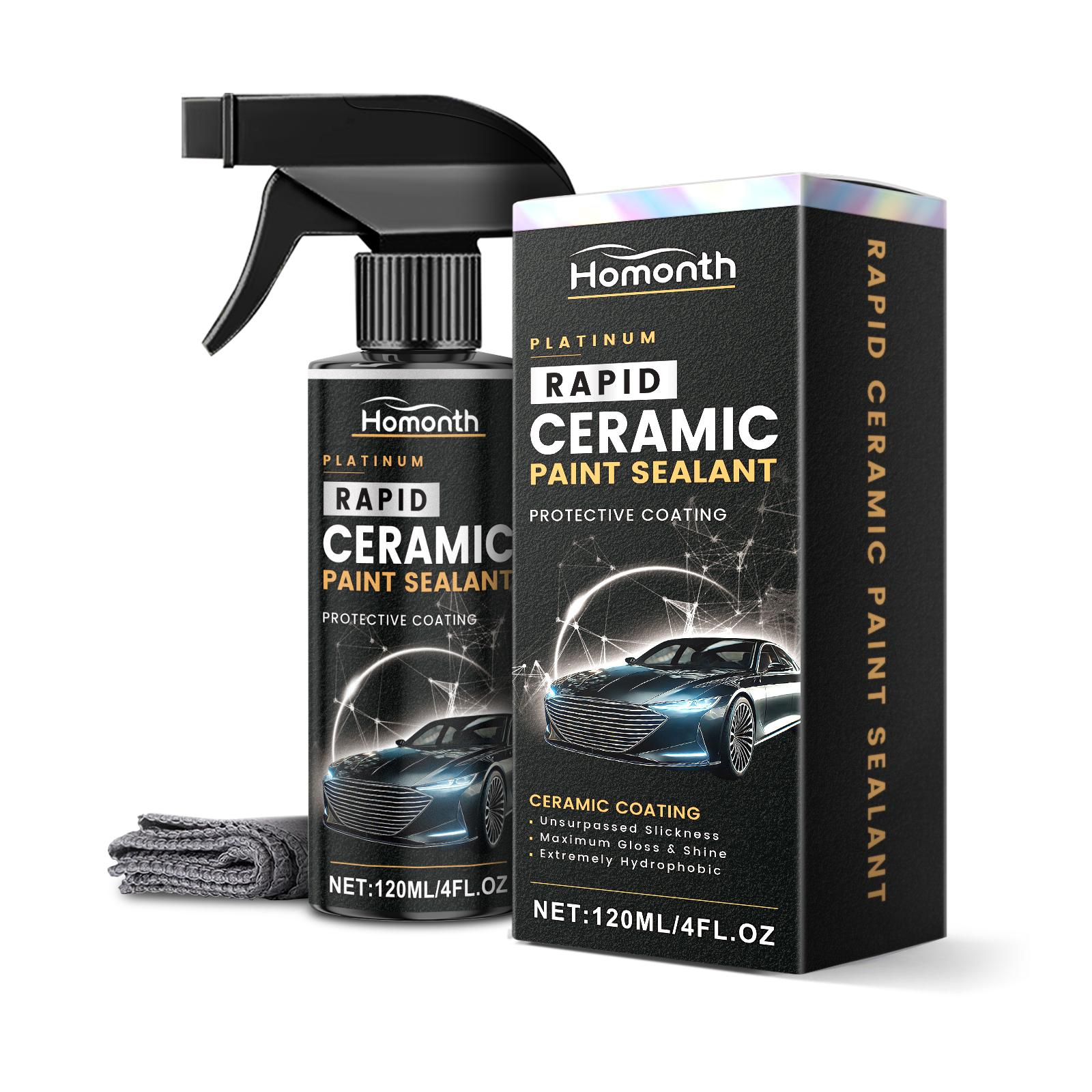 

Homonth Car Glass Coating Spray Water Repellent Hydrophobic Anti Rain For Windshield Side Windows Long Lasting Protective Film Quick Dry 1 Set
