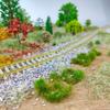 Multicolor Mini Grass Clusters Building Models Photo Props Artificial Grass Clusters DIY Accessories Sand Table Scenes Model