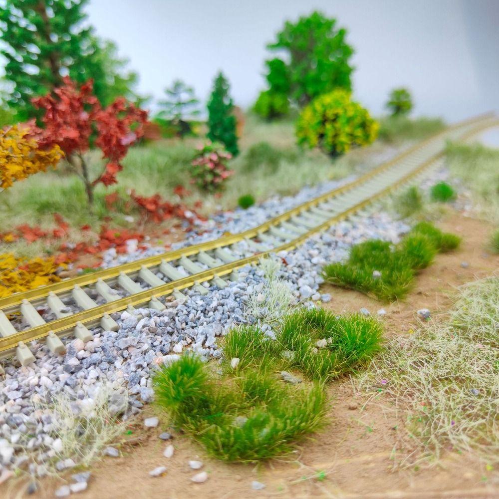 Multicolor Mini Grass Clusters Building Models Photo Props Artificial Grass Clusters DIY Accessories Sand Table Scenes Model