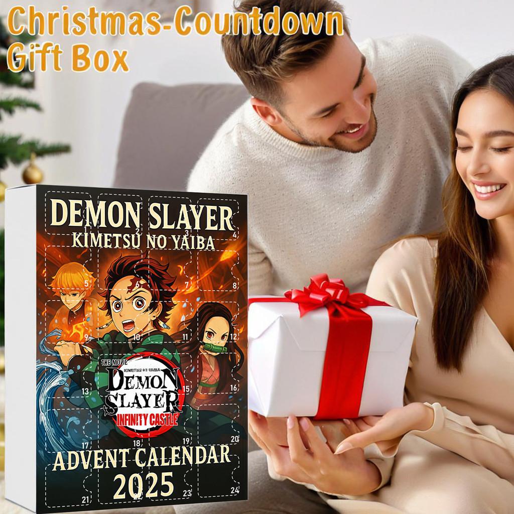 Demon Slayer Adventskalender Mit Acryl-Accessoires Für Geschenkaustausch Und Sammler