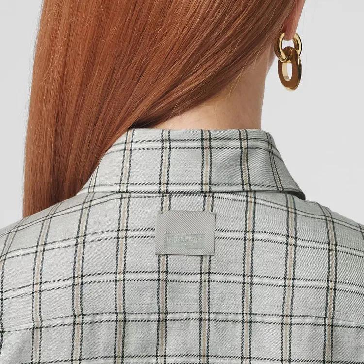Burberry Shirt Women's Medium Heather Gray (Unisex) Shirts 80448081