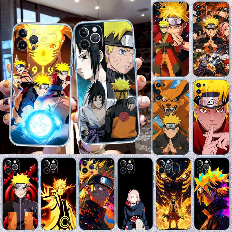 RA29 Naruto Uzumaki Transparent Phone Case for Motorola Moto Edge 20 30 40 50 S30 Fusion Ultra Pro Neo Lite + G200 G23