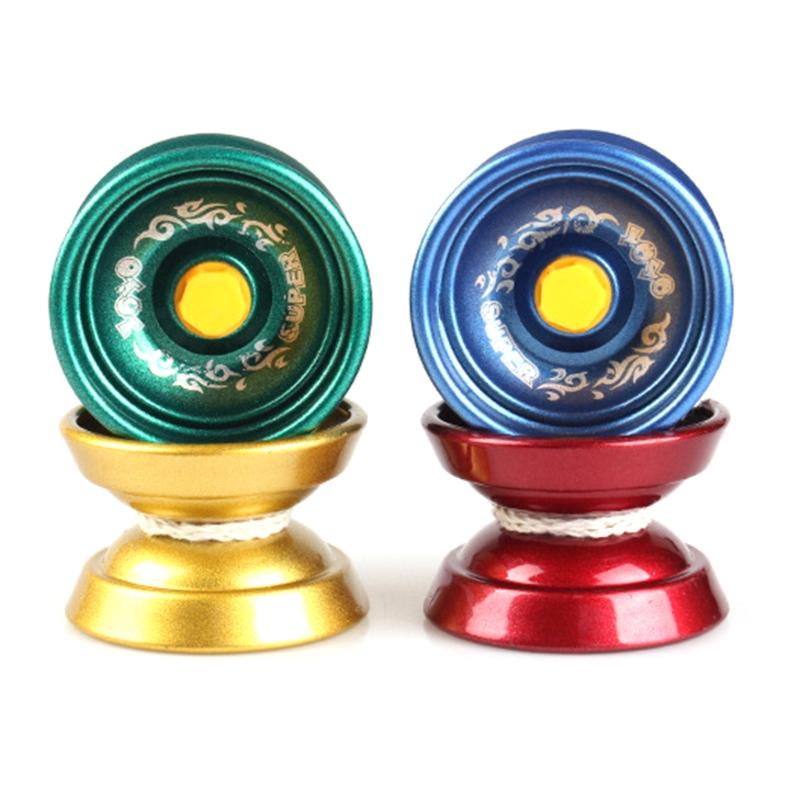 Fascinating Alloy Yo-Yos High Performance Professional YoYo High-speed Ball Bearings Various for Play Ways Random Colors