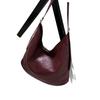 Crossbody Bag, Single-shoulder Bag, Genuine Leather Women's Retro and Simple Commuter Textured Tote Bag