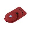 W14-Leather Car Sun Visor Glasses Holder Sunglasses Card Clip For Volkswagen VW R Polo Passat Rline Golf 4 5 6 Tiguan Jetta GTI ID.3