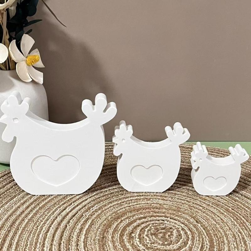 Hen Candle Mould Chicken Silicone Molds Ornament Molds Animals Castings Molds Handmade Plasters Molds Craft Supplies