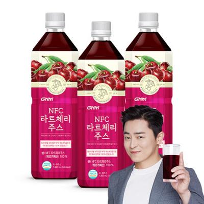 GNM Nature's Quality NFC Tart Cherry Juice Without Water, 1L, 3 Units
