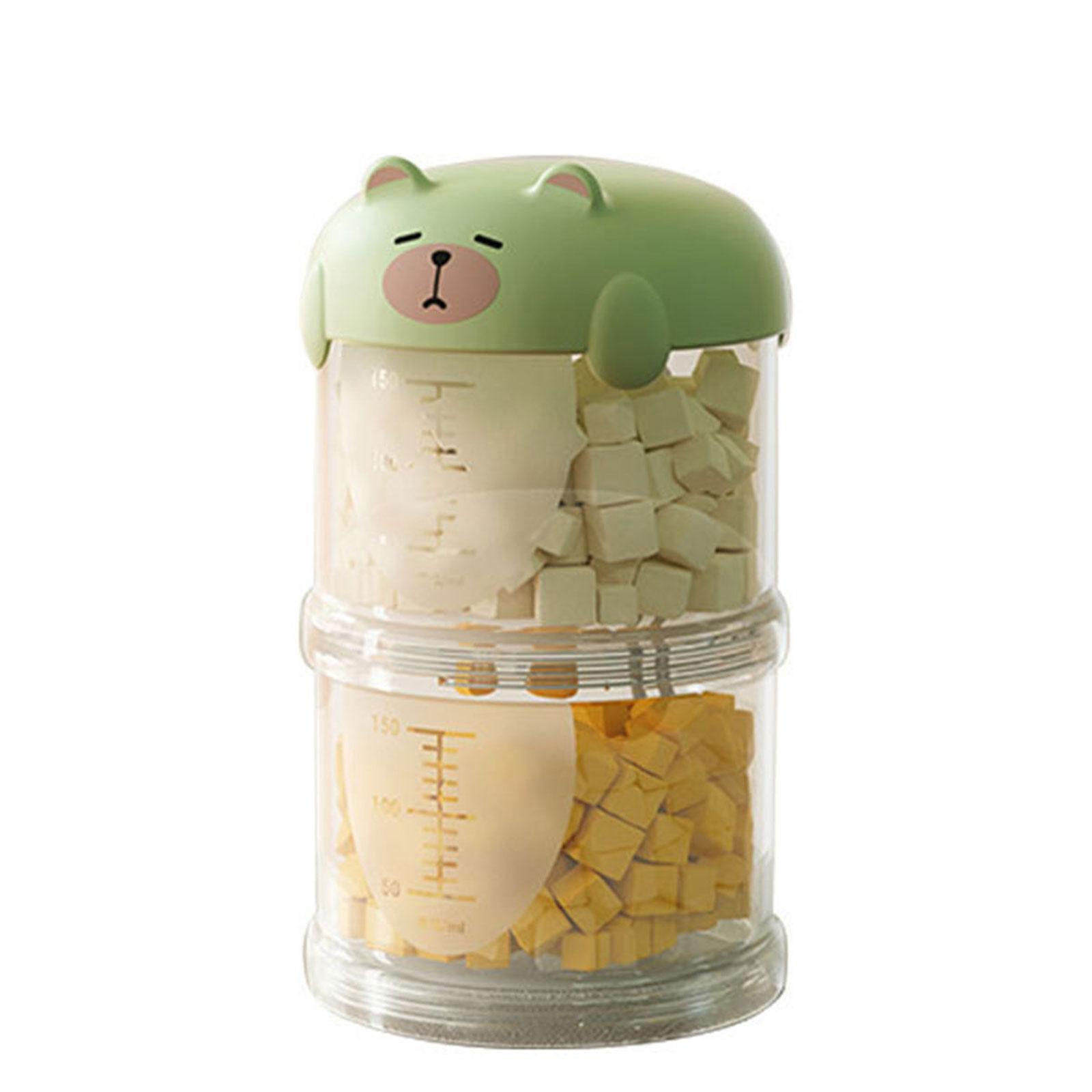 Visible Tiered Pet Treat Storage Box With Cartoon Design Cover For Dry Food And Accessories Feeding Accessories 2 зелёный 678₽