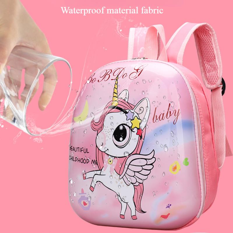 New Cute 3D Cartoon Primary School Students Schoolbags EVA Hard Shell Kindergarten Backpack for Boys and Girls Grades 1-3 Lightweight Portable Satchel