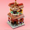 LOZ 1632 City Street Shopping Mall Shop Store Market Architecture DIY Mini Blocks Bricks Building Toy for Children Gift No Box