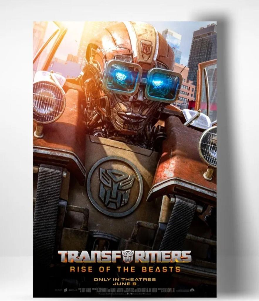 Transformers Rise of the Beasts Metal Poster, Movie Wall Art 20x30cm