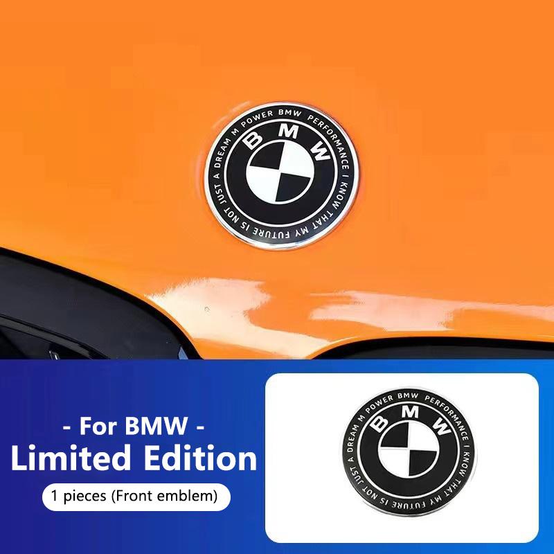 BBKD8 1/4/7Pcs Car Front Rear Logo Hub Center Cover Steering Wheel Center Cover For BMW M E46 E36 E34 F10 E90 E60 F30 E53 E30 E92 E87