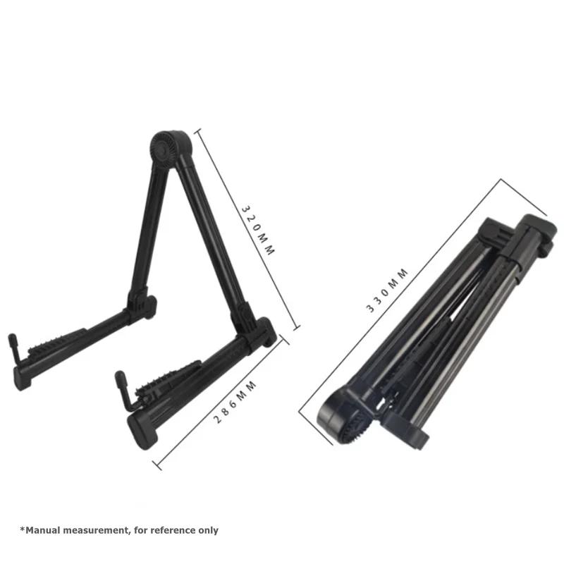 Guitar Stand Folding A Frame Floor Universal ABS for Acoustic Classical Electric Bass Guitars Banjo Ukulele Portable