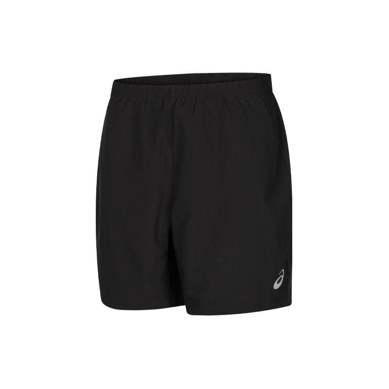 Asics Solid Mid-Waist Breathable Comfort Sports Casual Shorts Men Bottoms Black 2011D048-001