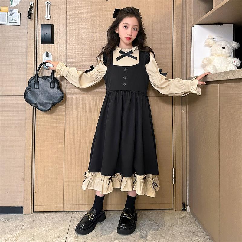 Girls' Fall Dresses: Academic-Style Lolita Dresses for Older Children