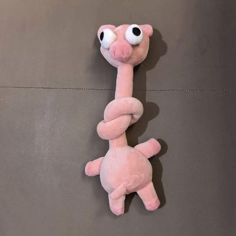 Long Neck Dachshund Plush Toy Cute Funny Dog Doll Curtain Tie Back Bag Pendant Keychain Decoration